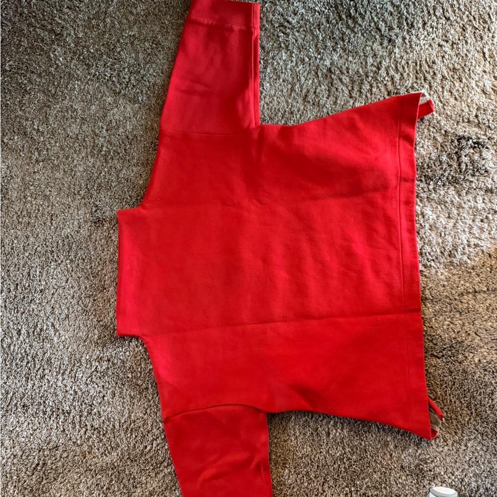 Adidas Women's Red Sweatshirt mock neck - Picture 9 of 9